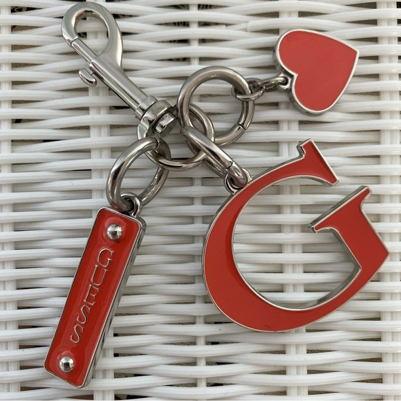 Patent Coral Guess Bag and Matching Wallet Set - Picture 12 of 17